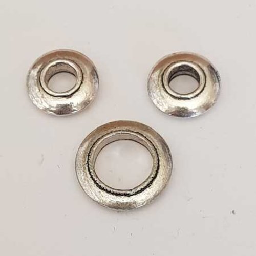 Lot n°089 3 pendentifs anneaux 17 mm argent intercalaire estampe filigrane
