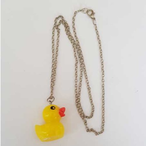 Lot n°116 collier chaine 60 cm argent canard grand modèle