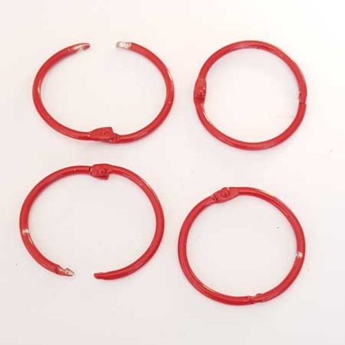 Lot n°147 anneau porte clé anneau de reliure rond 37 mm