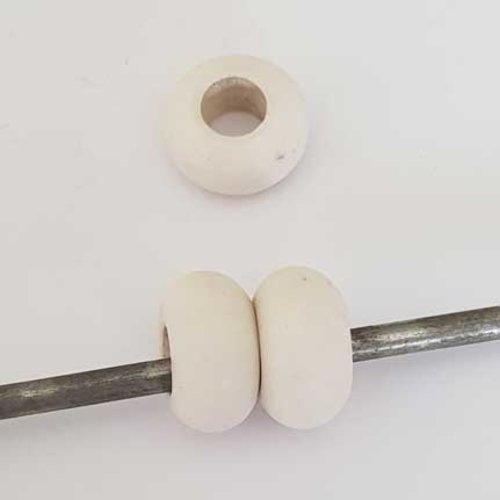 Perle n°1129-07 compatible européen style pandora blanc 03 pour maille serpent