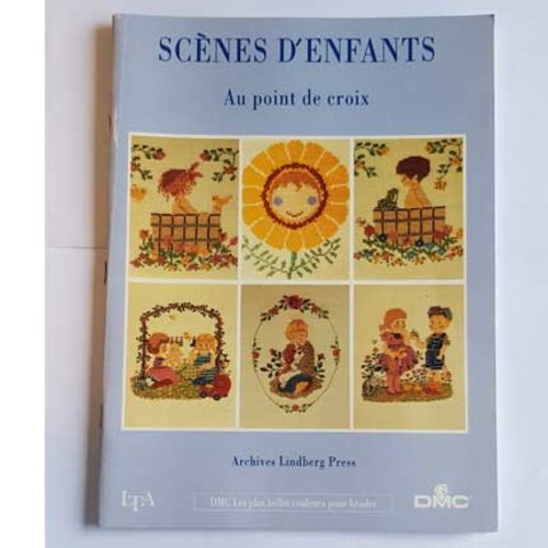 Magasine scènes d'enfants au point de croix edition lta 52 pages brochés