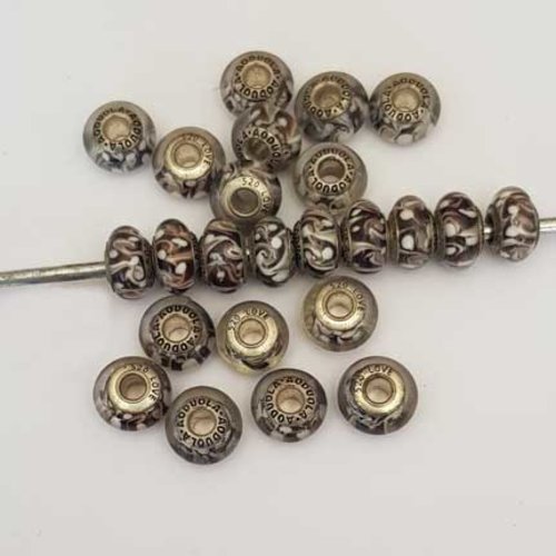 Perle n°1130-05 compatible européen style pandora pour maille serpent