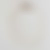 Bracelet double cuir lisse 38 cm n°01 blanc