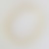 Bracelet double cuir lisse 36 cm n°01 ivoire