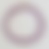 Collier cuir lisse 58 cm n°01 pourpre