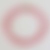 Collier cuir lisse 58 cm n°01 rose