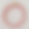 Collier cuir lisse 57 cm n°01 rose