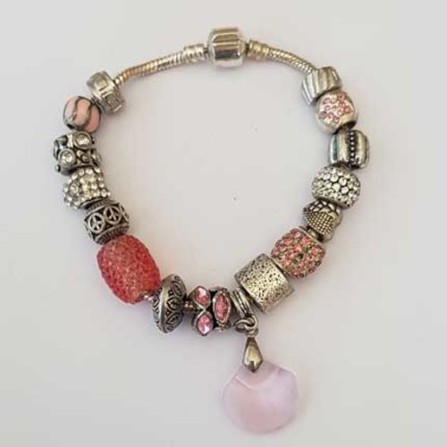 Bracelet n°17 clip serpent européen 21 cm