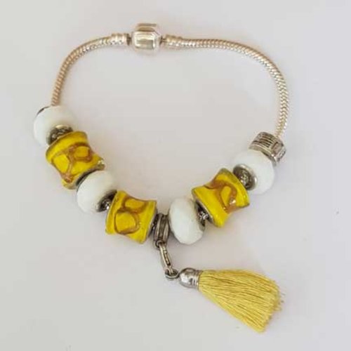Bracelet n°20 clip serpent européen 21 cm
