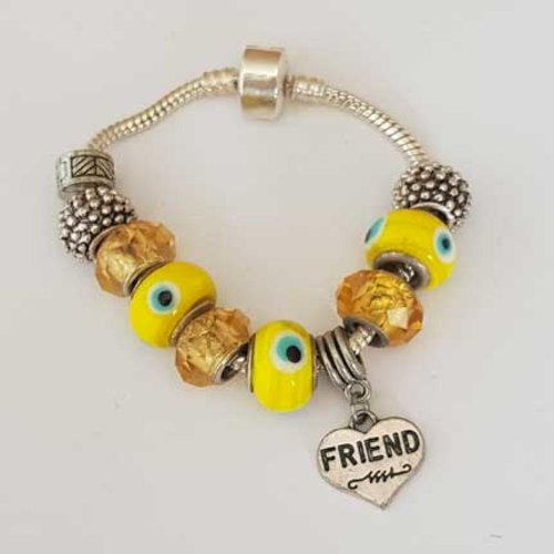 Bracelet n°10 aimanté serpent européen 17 cm fermoir aimanté