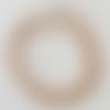 Bracelet double cuir tressé 38 cm n°01 beige