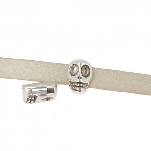 Passant 13 mm en zamak n°47 argent