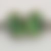 Perle n°1152 lot 2 perles compatible style pandora grand trou pour maille serpent