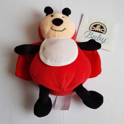 Doudou à broder coccinelle dmc