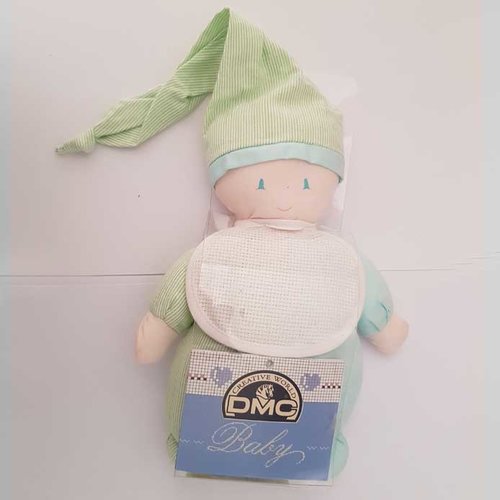 Doudou à broder lutin dmc