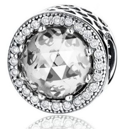 Perle n°0528 compatible style pandora grand trou pour maille serpent