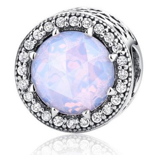 Perle n°0531 compatible style pandora grand trou pour maille serpent