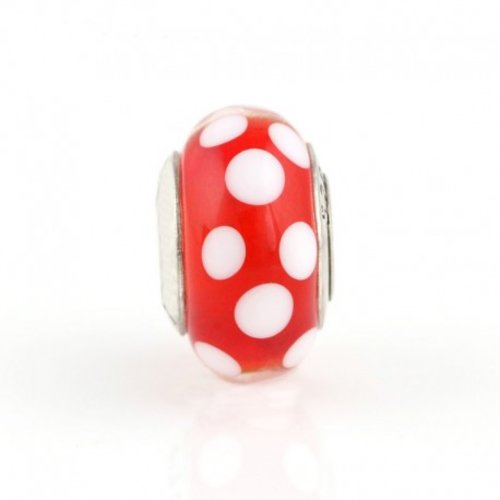 Perle n°0633 compatible style pandora grand trou pour maille serpent