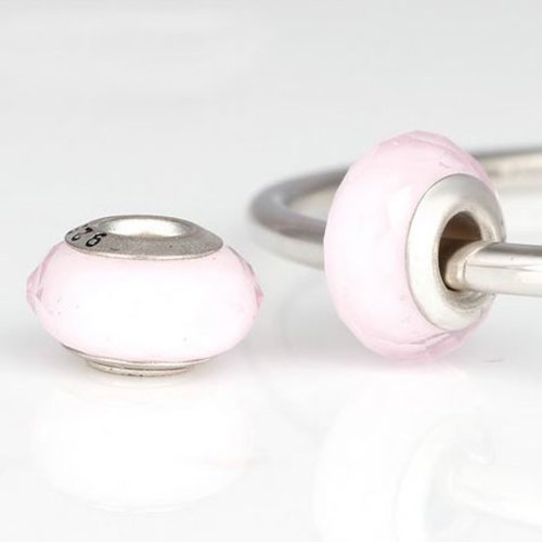 Perle n°0376 compatible style pandora grand trou pour maille serpent