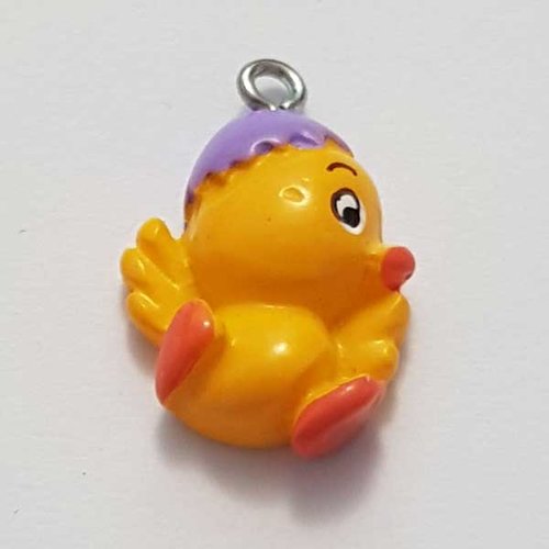 Breloque enfant n°143 modèle poule poussin