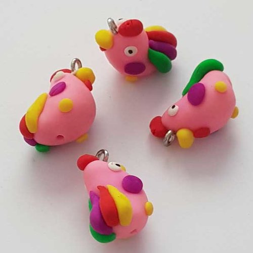 Breloque enfant n°144 modèle poule poussin