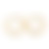 Support boucle d'oreille créole huggie acier inoxydable doré n°03-21 mm 02