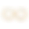 Support boucle d'oreille créole huggie acier inoxydable doré n°05-25 mm 02
