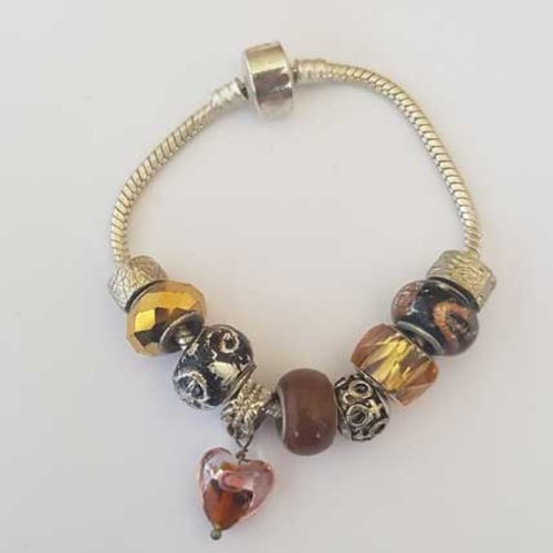 Bracelet n°12 aimanté serpent européen 18 cm fermoir aimanté