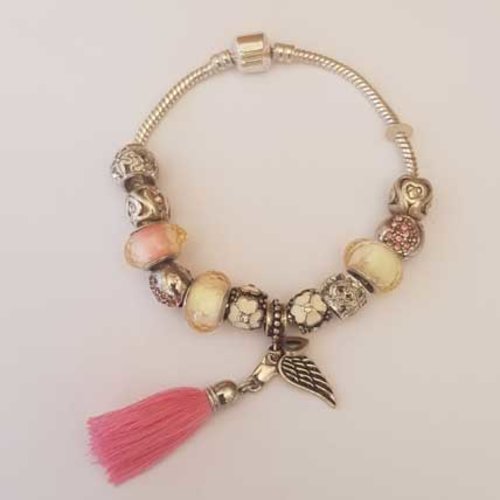 Bracelet n°37 clip serpent européen 20 cm fermoir clip