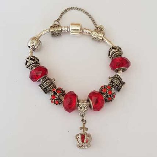 Bracelet n°62 clip serpent européen 18 cm fermoir clip