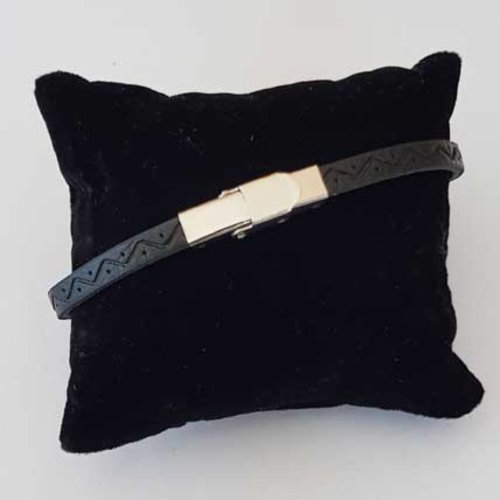 Bracelet 05 mm ajustable au poignet cordon simili cuir n°01