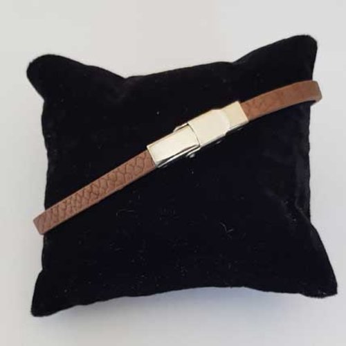 Bracelet 05 mm ajustable au poignet cordon simili cuir n°04
