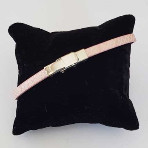 Bracelet 05 mm ajustable au poignet cordon simili cuir n°08