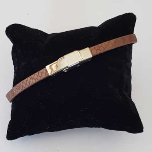 Bracelet 05 mm ajustable au poignet cordon simili cuir n°09