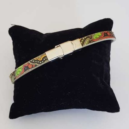 Bracelet 06 mm ajustable au poignet cordon simili cuir n°11