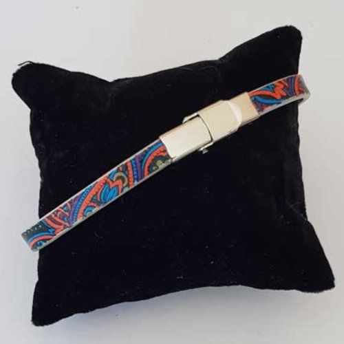 Bracelet 06 mm ajustable au poignet cordon simili cuir n°12