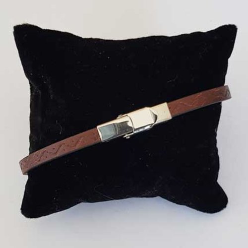 Bracelet 05 mm ajustable au poignet cordon simili cuir n°14