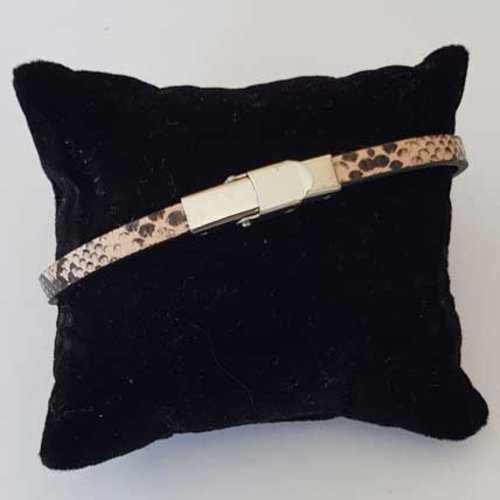 Bracelet 05 mm ajustable au poignet cordon simili cuir n°16