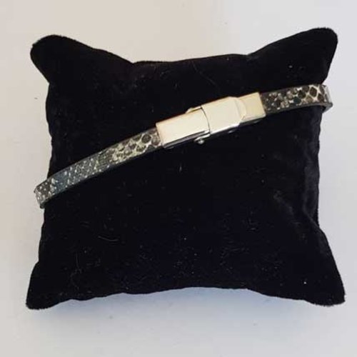 Bracelet 05 mm ajustable au poignet cordon simili cuir n°17