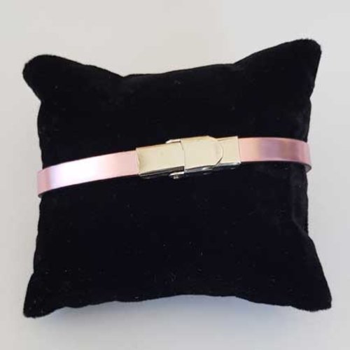 Bracelet 06 mm ajustable au poignet cuir miroir n°30