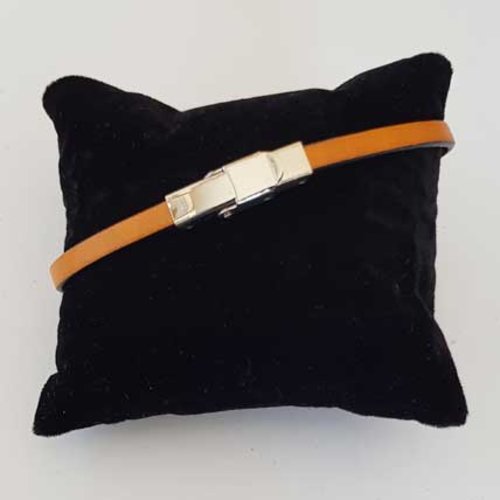 Bracelet 05 mm ajustable au poignet cuir n°34