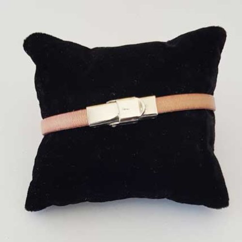 Bracelet 05 mm ajustable au poignet cuir n°38