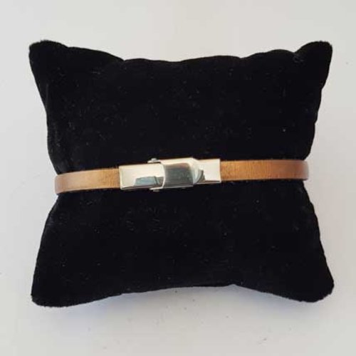 Bracelet 05 mm ajustable au poignet cuir n°42