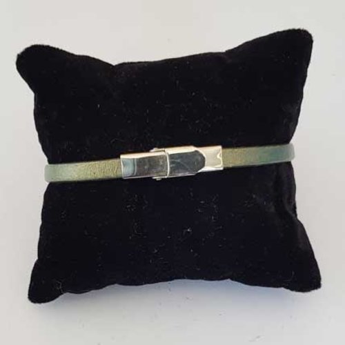 Bracelet 05 mm ajustable au poignet cuir n°43