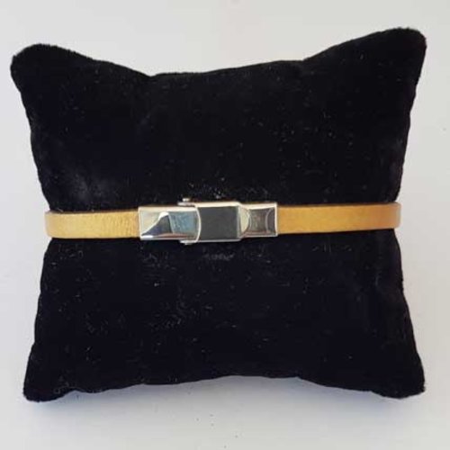 Bracelet 05 mm ajustable au poignet cuir n°44