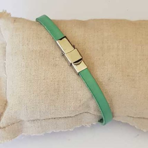 Bracelet 06 mm ajustable au poignet cuir n°61