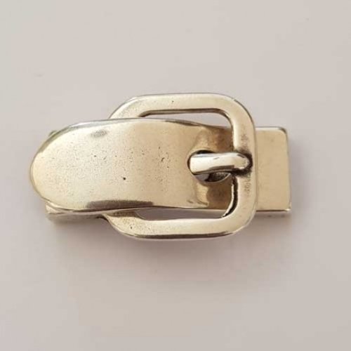 Fermoir aimanté zamak pour cuir 13 mm cuir plat