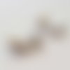 Fermoir crochet zamak pour cuir rond 03 mm