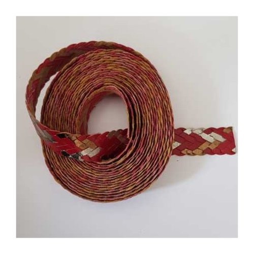 Cuir tressé de 20 mm par 20 cm n°05