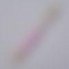 Stylo à décorer de perles tube vide à customiser doré rose nacré x 1 pièce